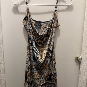 Windsor Mable Print Mini Dress